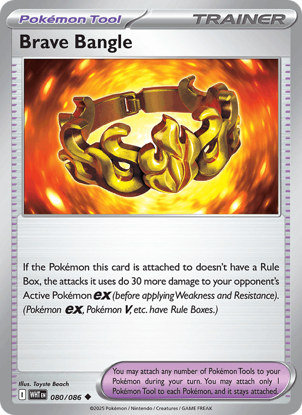 Brave Bangle, card 080 from White Flare