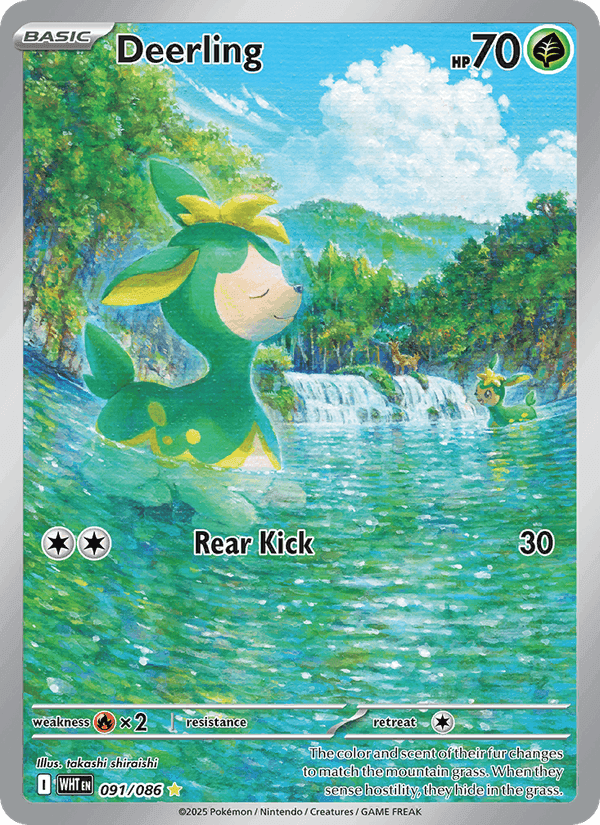 Deerling, carta 091 di White Flare