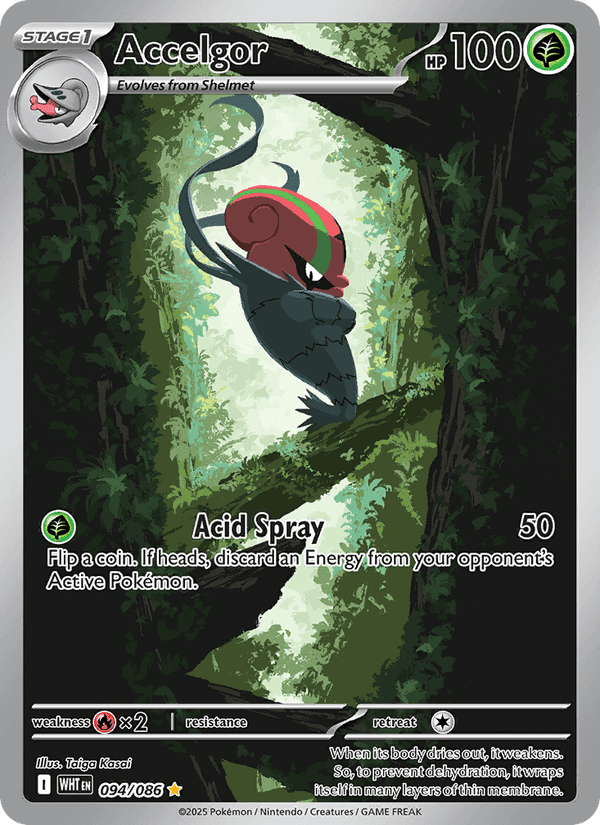 Accelgor, carte 094 de White Flare