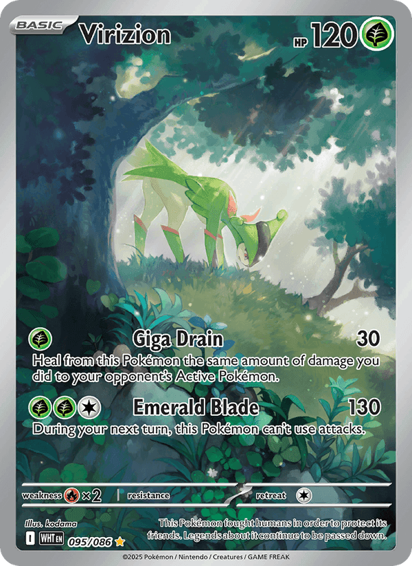 Virizion, carta 095 di White Flare