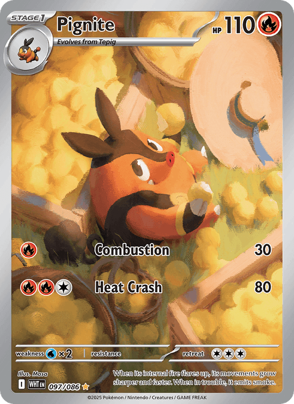 Pignite, card 097 from White Flare