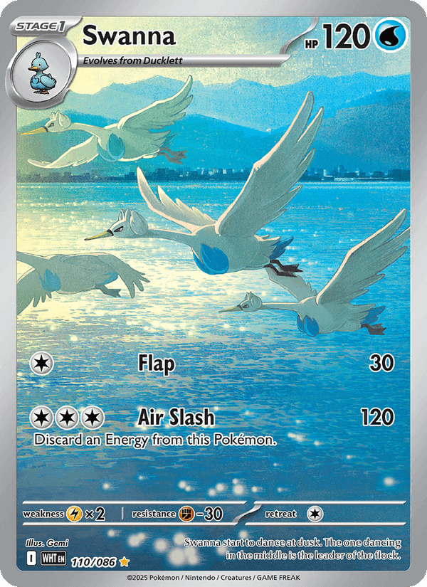 Swanna, card 110 from White Flare