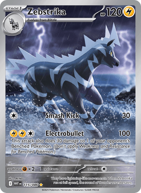 Zebstrika, carta 115 de White Flare
