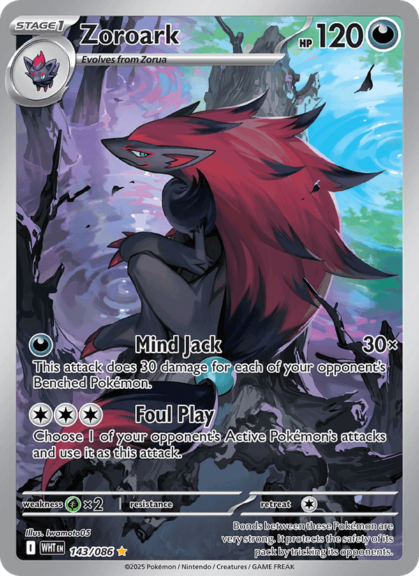 Zoroark, carta 143 di White Flare