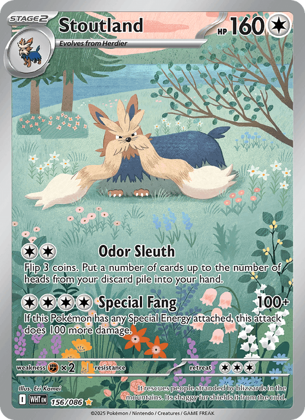 Stoutland, card 156 from White Flare