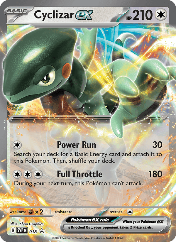 SVP Black Star Promos の 018 番、Cyclizar ex