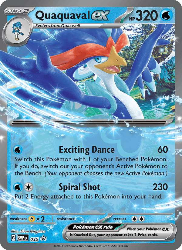 Quaquaval ex, carte 035 de SVP Black Star Promos