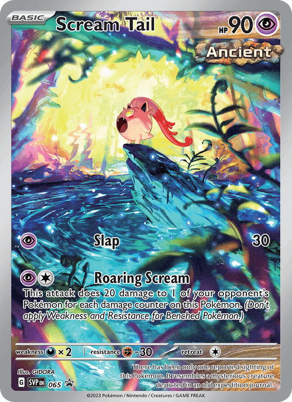 Scream Tail, carta 065 de SVP Black Star Promos