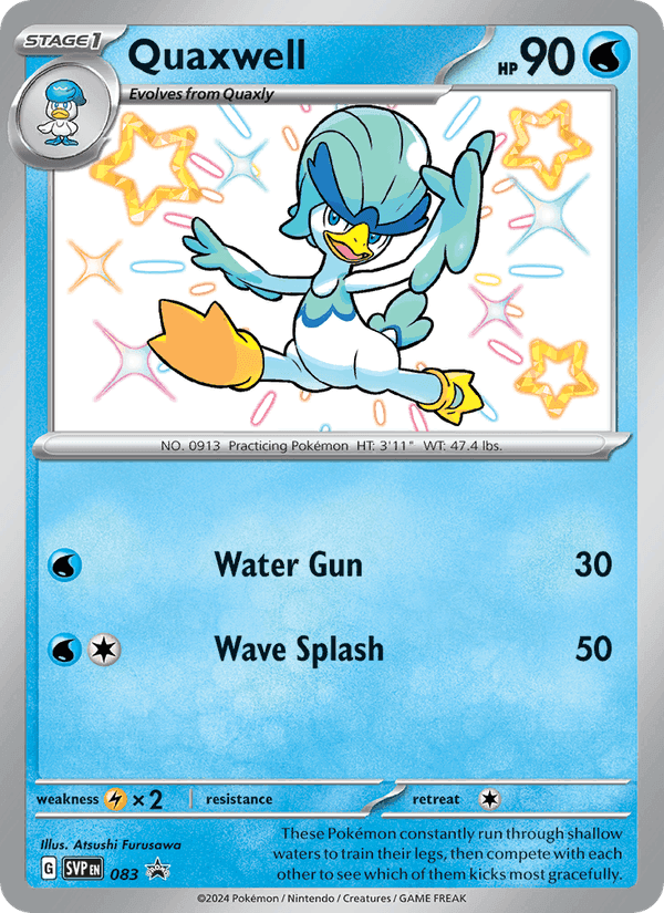 Quaxwell, card 083 from SVP Black Star Promos