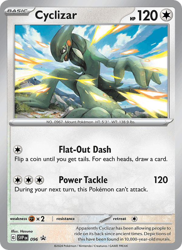 Cyclizar, card 096 from SVP Black Star Promos