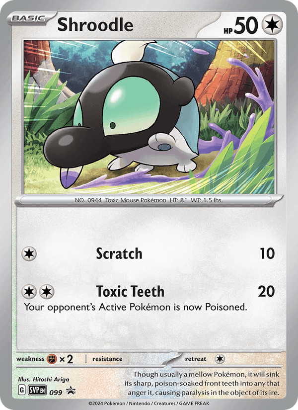 Shroodle, card 099 from SVP Black Star Promos