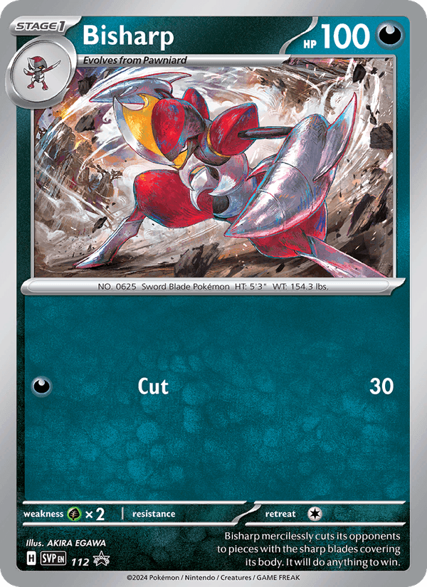 Bisharp, card 112 from SVP Black Star Promos