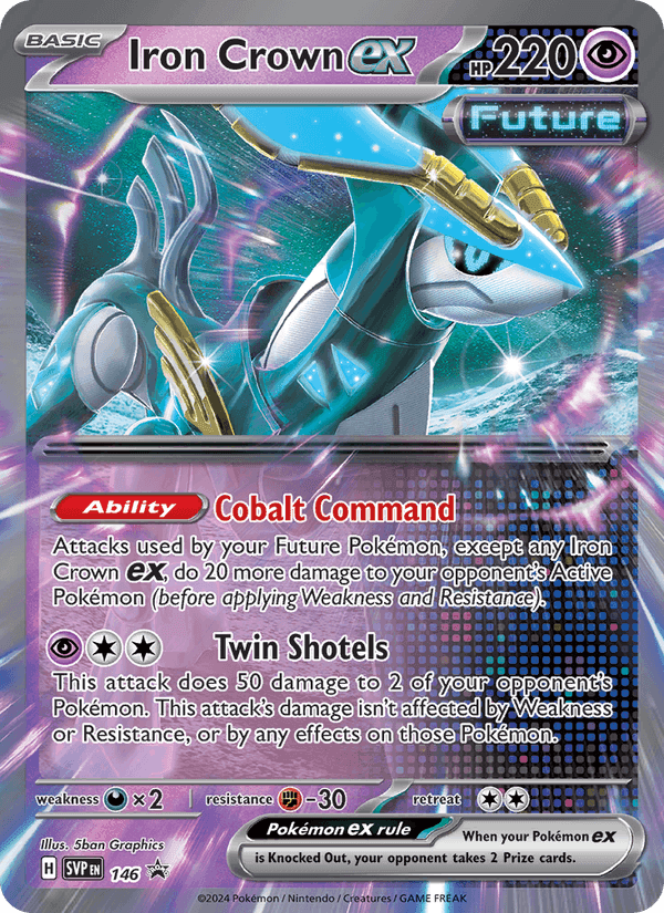 Iron Crown ex, card 146 from SVP Black Star Promos