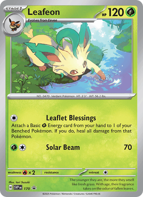 SVP Black Star Promos の 170 番、Leafeon