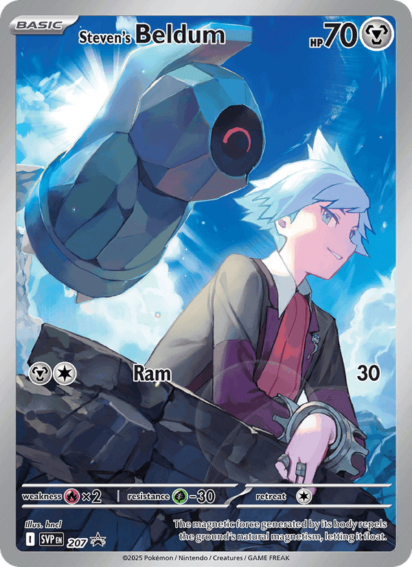 Beldum de Máximo, carte 207 de SVP Black Star Promos