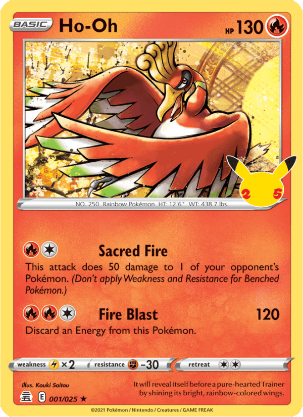 Celebrations の 1 番、Ho-Oh