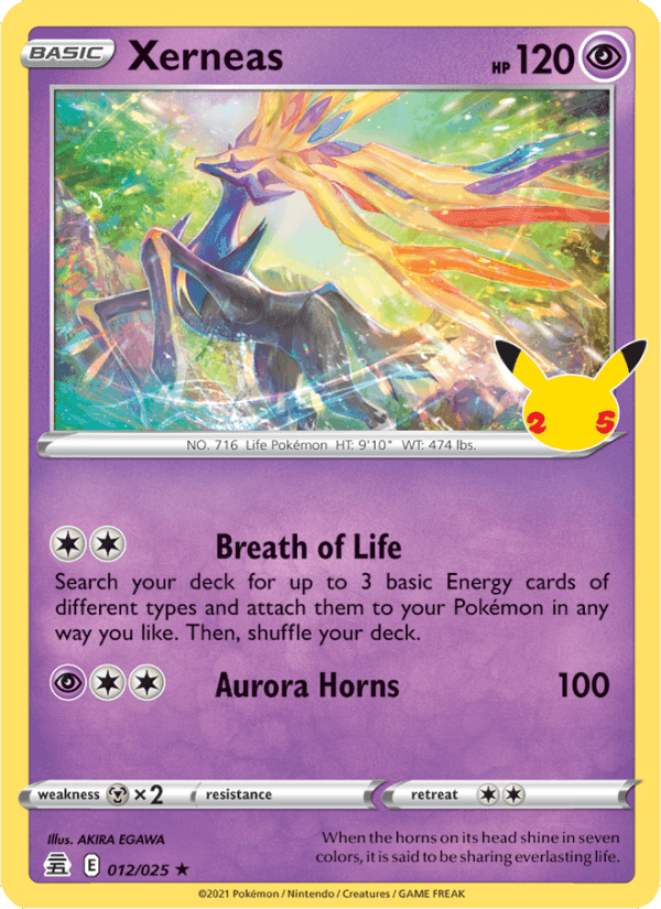 Celebrations の 12 番、Xerneas