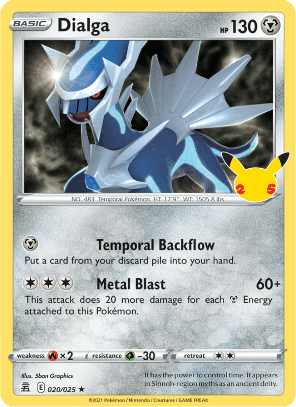 Celebrations の 20 番、Dialga