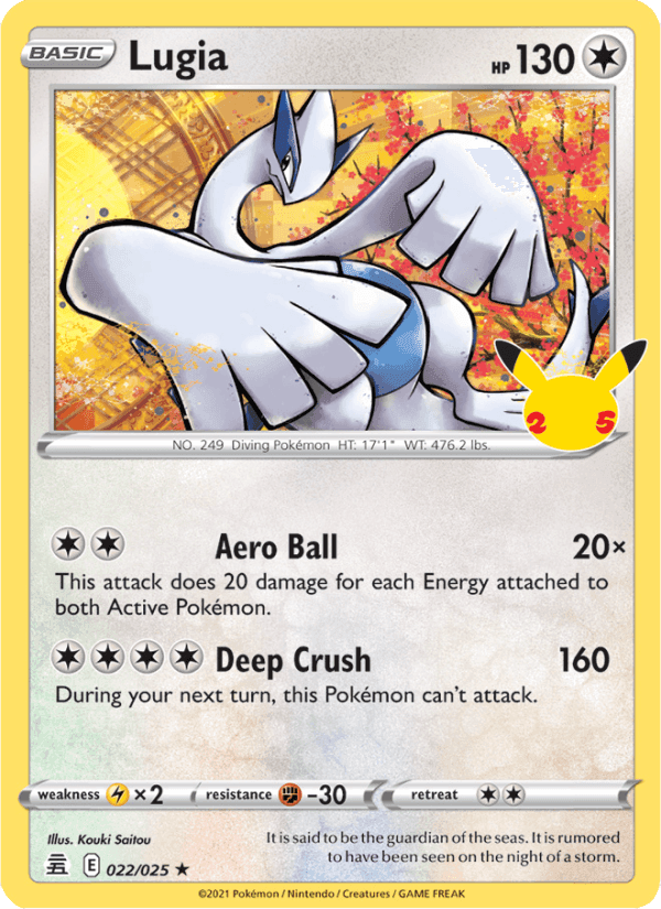 Celebrations の 22 番、Lugia