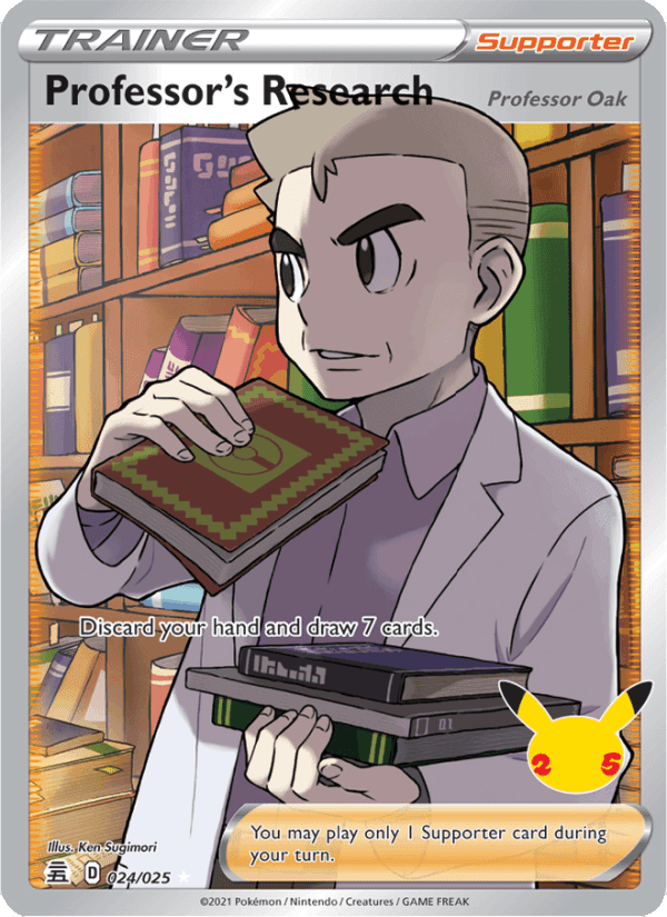 Celebrations の 24 番、Professor's Research (Professor Oak)