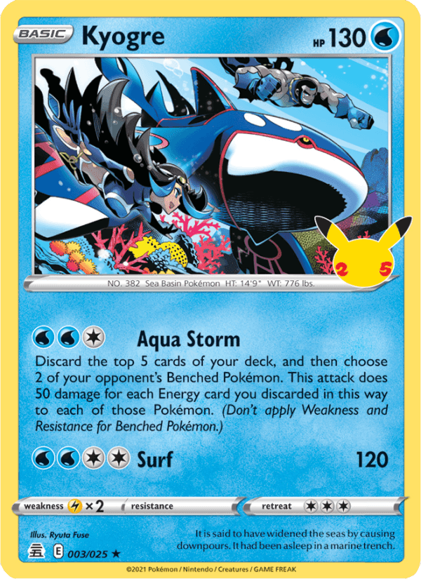 Celebrations の 3 番、Kyogre