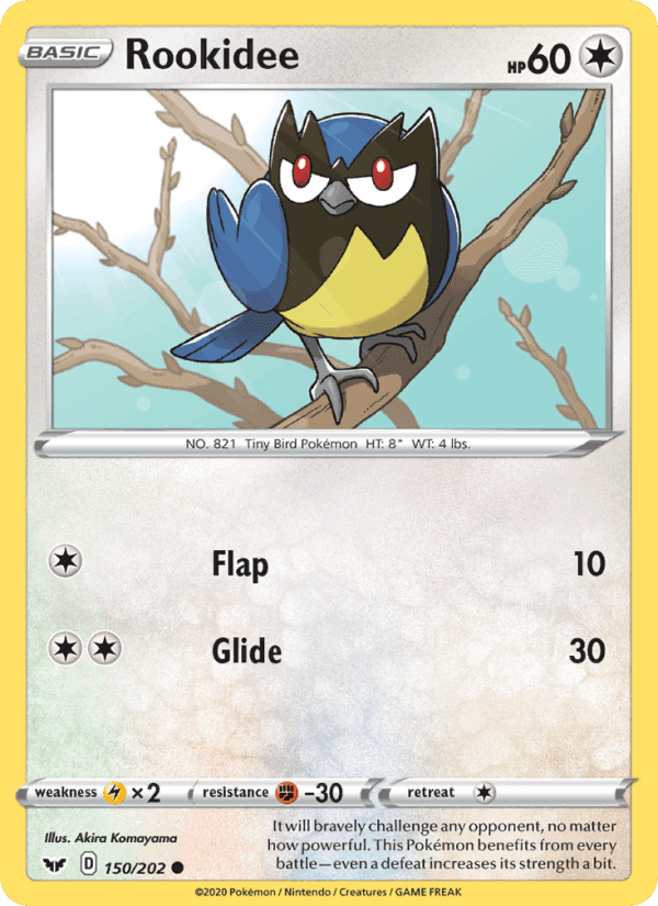 Rookidee, card 150 from Sword & Shield