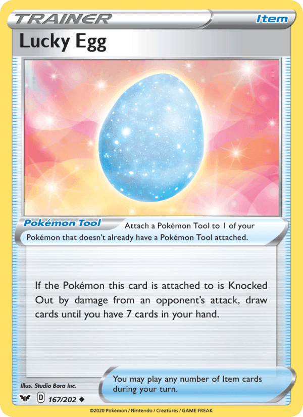 Lucky Egg, card 167 from Sword & Shield
