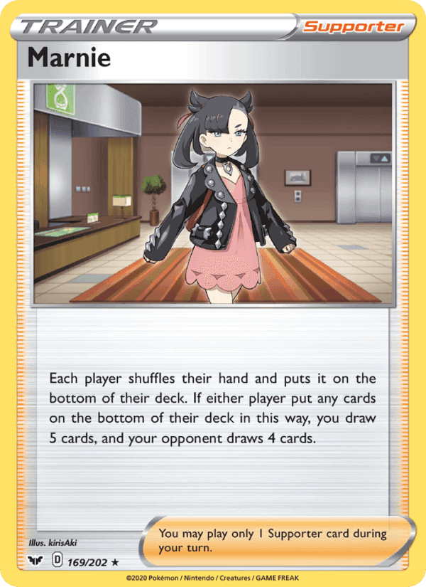 Marnie, card 169 from Sword & Shield