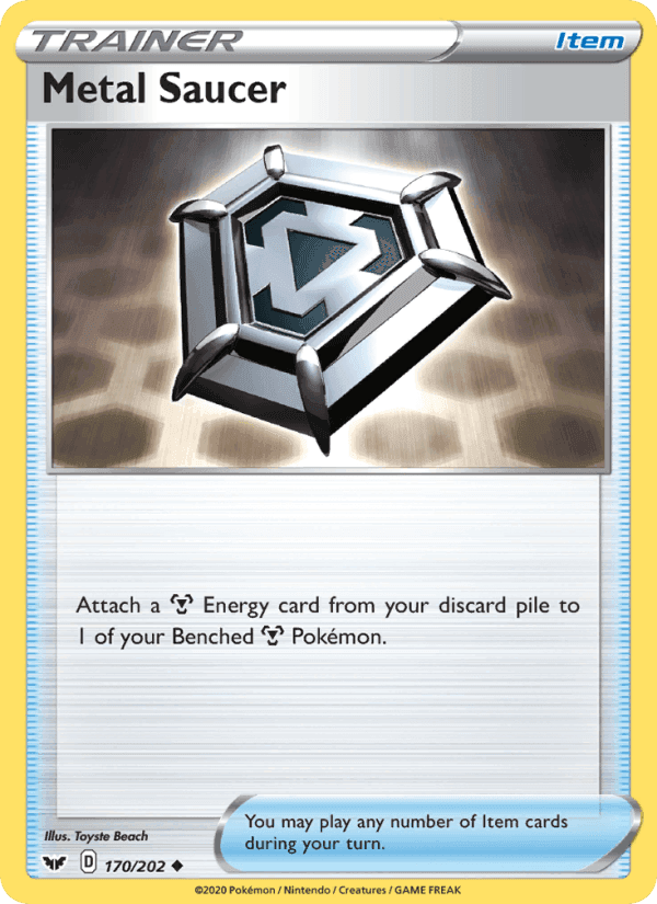 Metal Saucer, card 170 from Sword & Shield