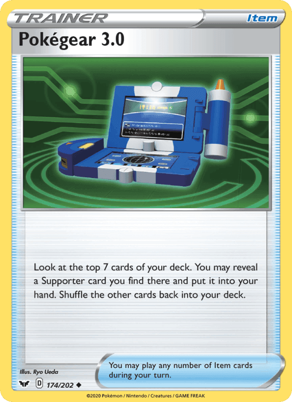 Pokégear 3.0, card 174 from Sword & Shield