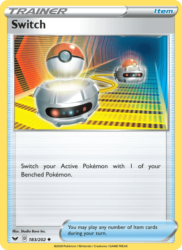 Switch, card 183 from Sword & Shield