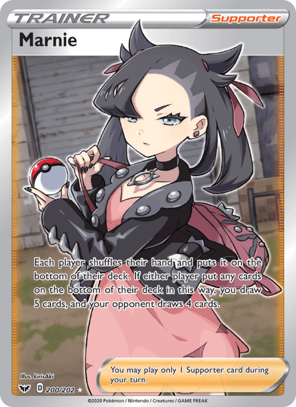 Marnie, carte 200 de Sword & Shield