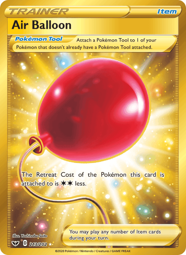 Air Balloon, card 213 from Sword & Shield