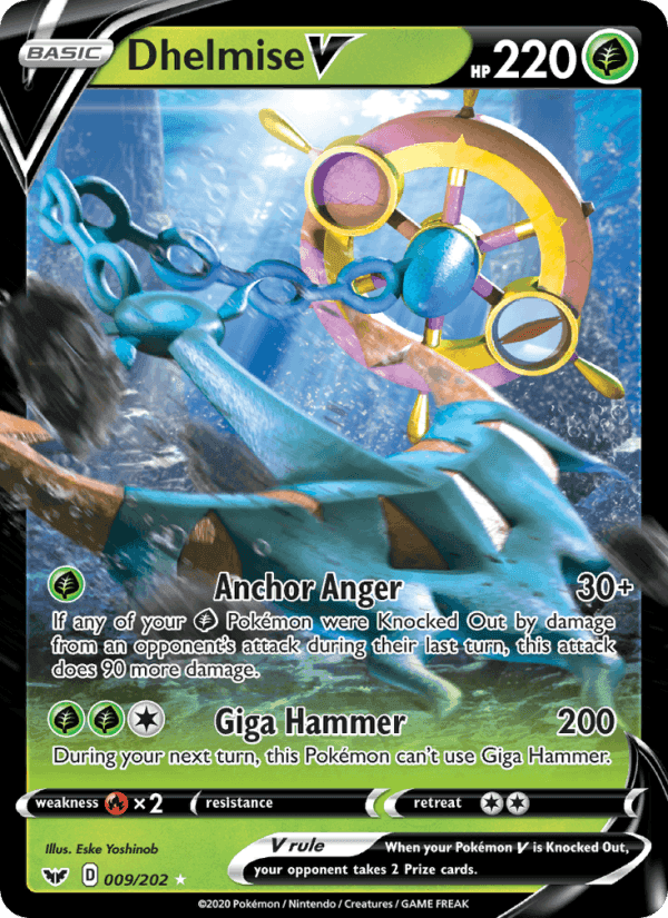 Dhelmise V, carta 9 di Sword & Shield
