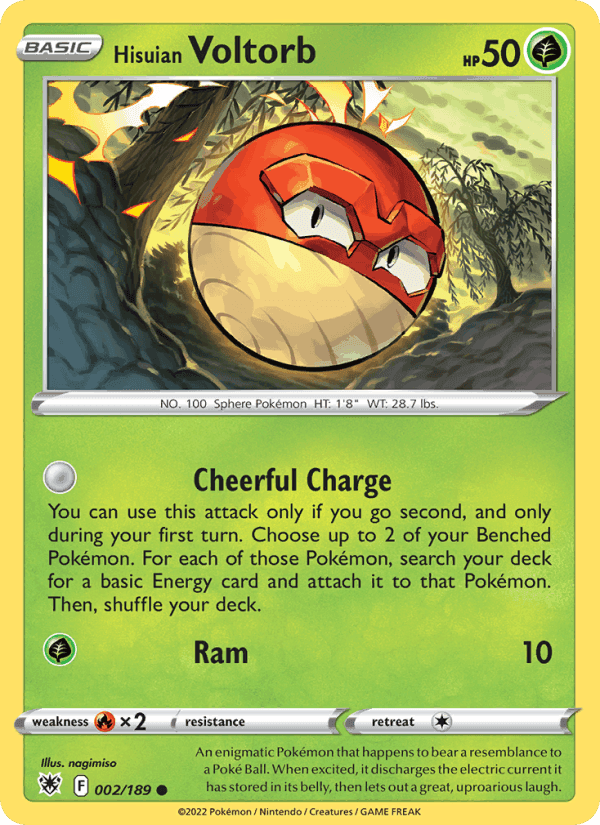 Hisuian Voltorb, carte 002 de Astral Radiance