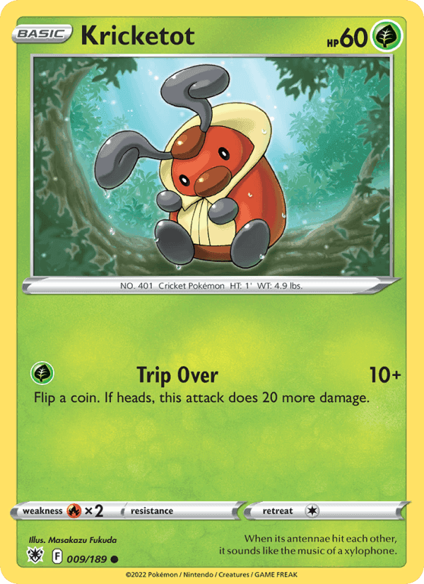 Kricketot, card 009 from Astral Radiance