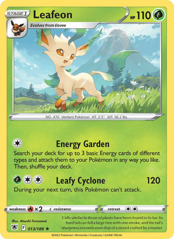 Astral Radiance の 013 番、Leafeon