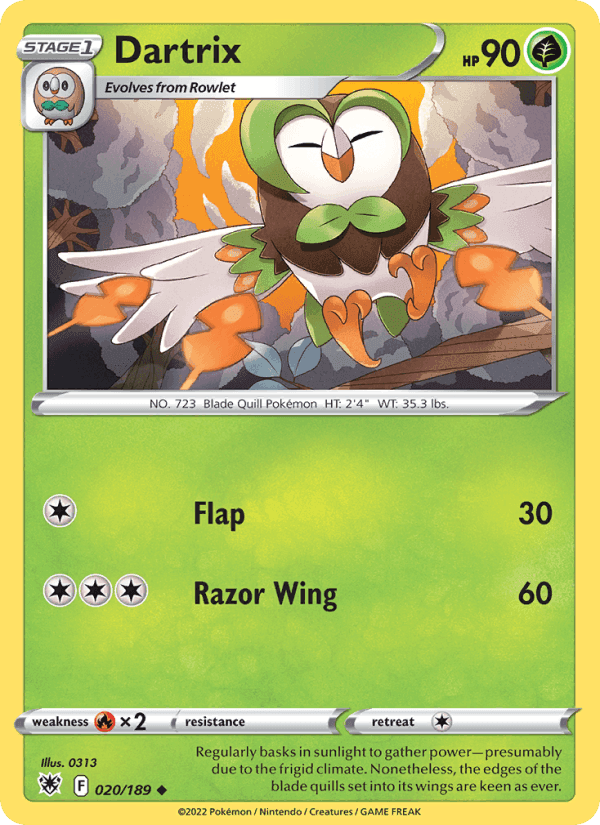 Astral Radiance の 020 番、Dartrix