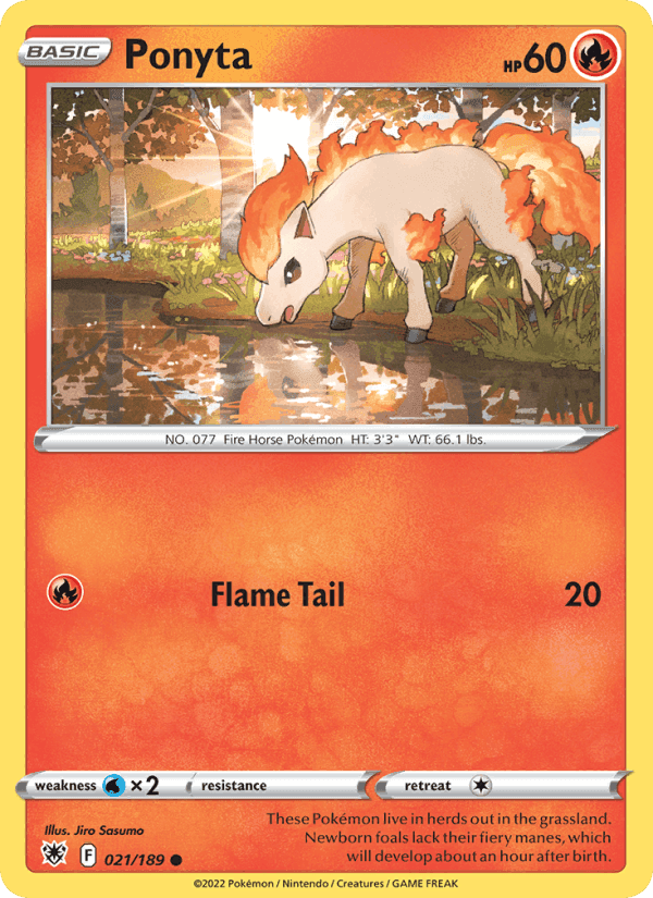 Astral Radiance の 021 番、Ponyta