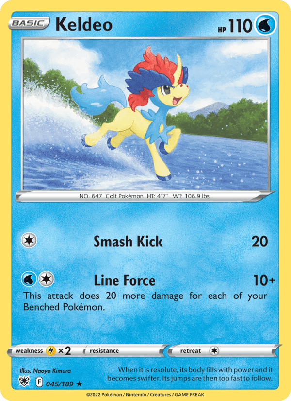 Astral Radiance の 045 番、Keldeo