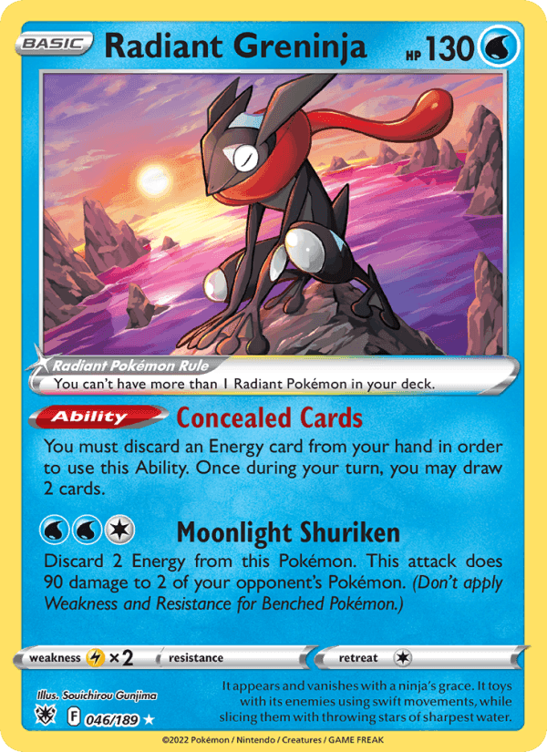 Astral Radiance の 046 番、Radiant Greninja