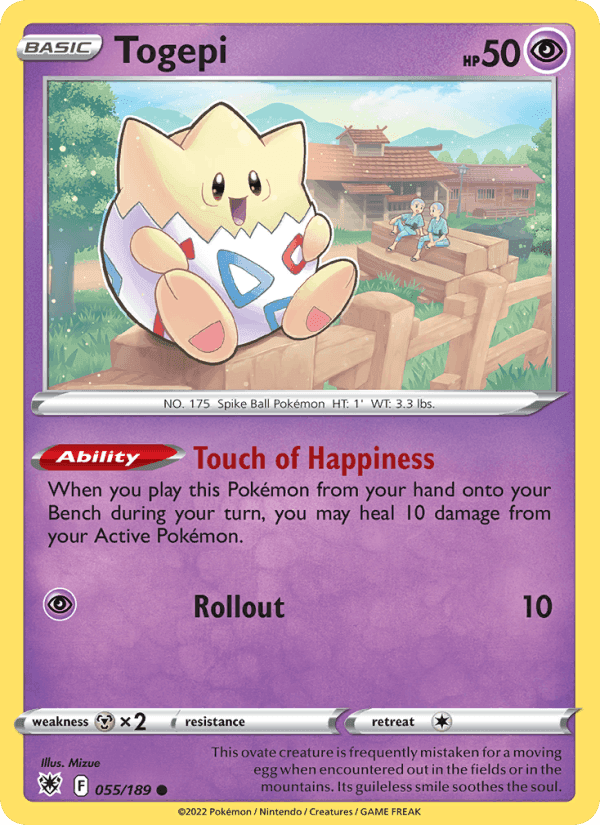 Astral Radiance の 055 番、Togepi