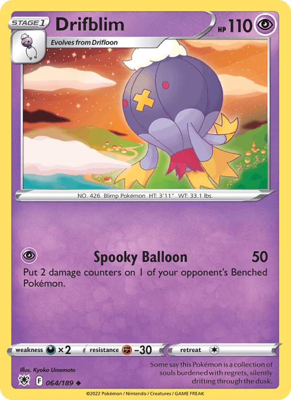 Drifblim, card 064 from Astral Radiance