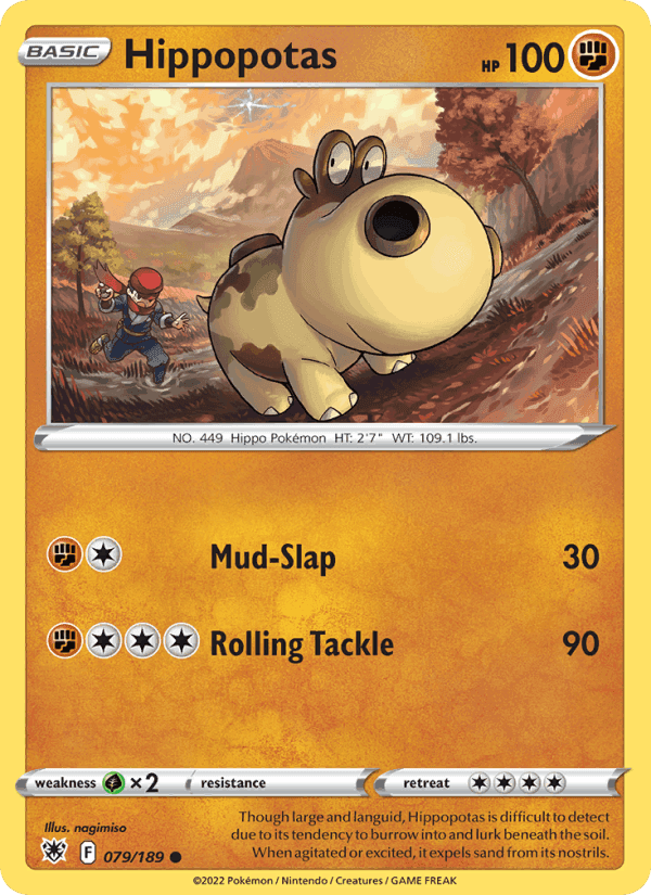 Hippopotas, card 079 from Astral Radiance