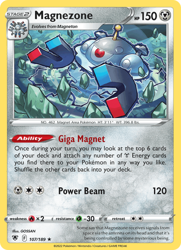 Magnezone, card 107 from Astral Radiance