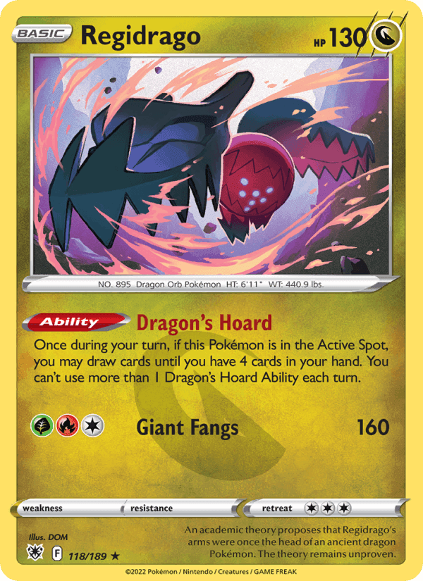 Regidrago, card 118 from Astral Radiance