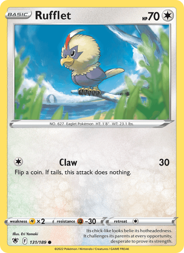 Rufflet, card 131 from Astral Radiance