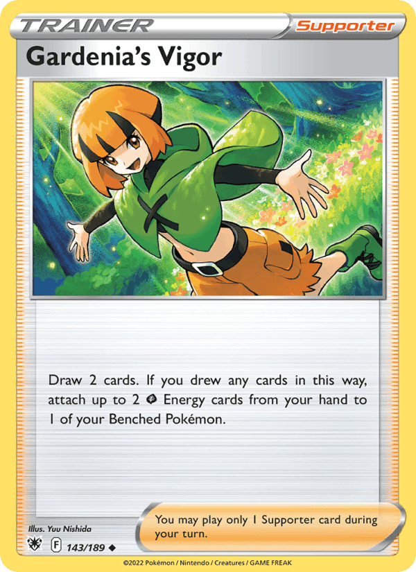Gardenia's Vigor, card 143 from Astral Radiance