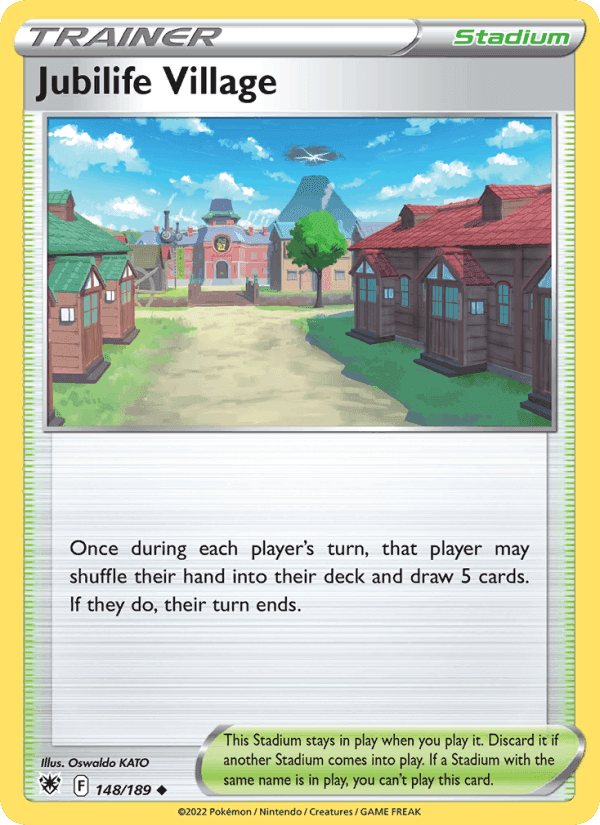 Jubilife Village, card 148 from Astral Radiance