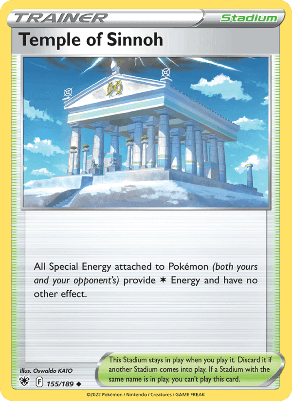 Temple of Sinnoh, card 155 from Astral Radiance